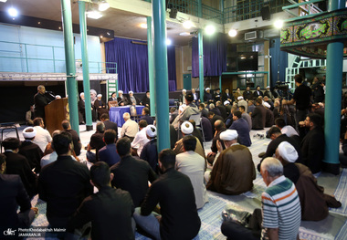 مراسم چهلمین روز درگذشت آیت الله حسن صانعی (ره) در حسینیه جماران