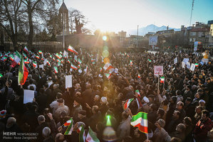 تجمع و راهپیمایی مردمی در اعتراض به آشوب های اخیر در استان 