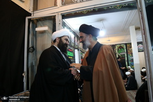 عزاداری در بیوت مراجع عظام تقلید و علما در سالروز شهادت حضرت فاطمه(س)