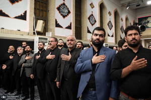 آخرین شب مراسم عزاداری محرم در حسینیه امام خمینی