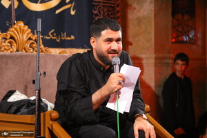 مراسم عزاداری شهادت حضرت فاطمه زهرا (س) در مسجد اعظم قم‎