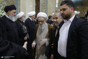 مراسم بزرگداشت آیت الله موسوی بجنوردی (ره) در قم - 1