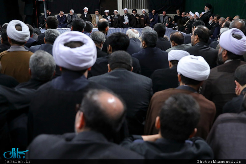 ششمین شب عزاداری ایام محرم در حسینیه امام خمینی