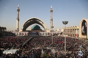 مراسم وداع رهبر شهید در مصلی امام خمینی