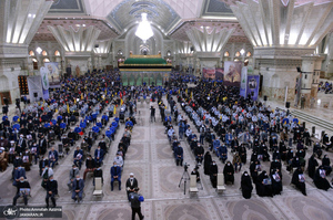 اجتماع کارگران به مناسبت دومین سالگرد شهادت حاج قاسم سلیمانی در حرم امام خمینی(س)