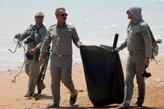 پاکسازی جزیره دارا در خوزستان از زباله