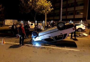 تصادف دو خودرو در بندرانزلی، یک مصدوم بر جا گذاشت