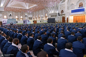 تجدید میثاق دانشجویان و فرماندهان دانشگاه افسری و تربیت پلیس امام حسن مجتبی (ع) با آرمان های امام خمینی (س)