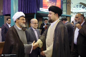 دیدار اعضای حزب موتلفه با سید حسن خمینی