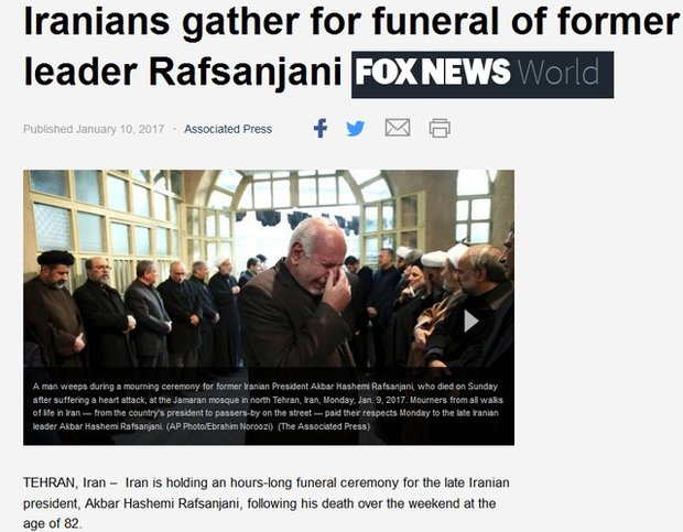 رسانه‌های جهان همچنان پیگیر اخبار هاشمی‌ رفسنجانی
