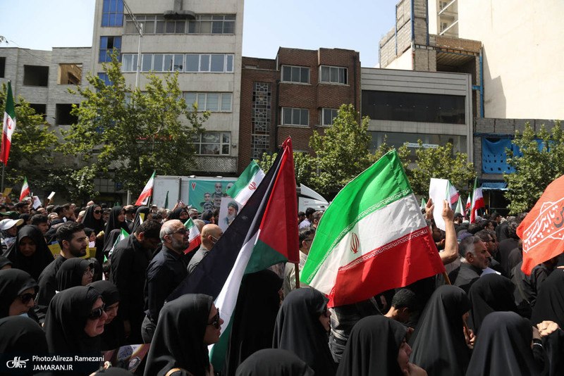 مراسم تشییع شهدای جنگ تحمیلی رژیم صهیونیستی در تهران-3