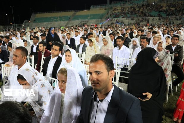 ۴۳ زوج ثلاث‌باباجانی آغاز زندگی مشترک خود را جشن گرفتند