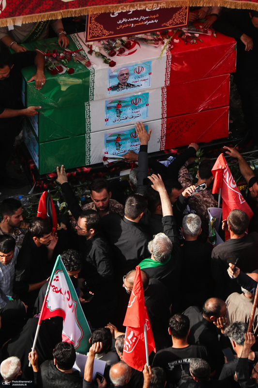 مراسم تشییع شهدای جنگ تحمیلی رژیم صهیونیستی در تهران-6