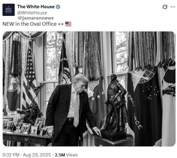 آخرین عکس از ترامپ سیاه و سفید است! + تصویر رسمی از کاخ سفید