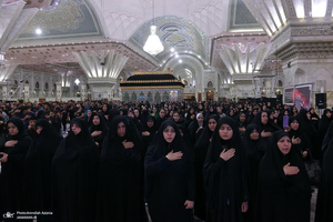 مراسم عزاداری شب عاشورای حسینی (ع) در حرم امام خمینی (س)