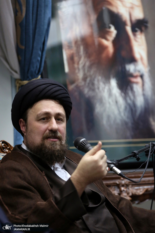 دیدار اعضای ستاد مرکزی بزرگداشت حضرت امام خمینی(س) با سید حسن خمینی