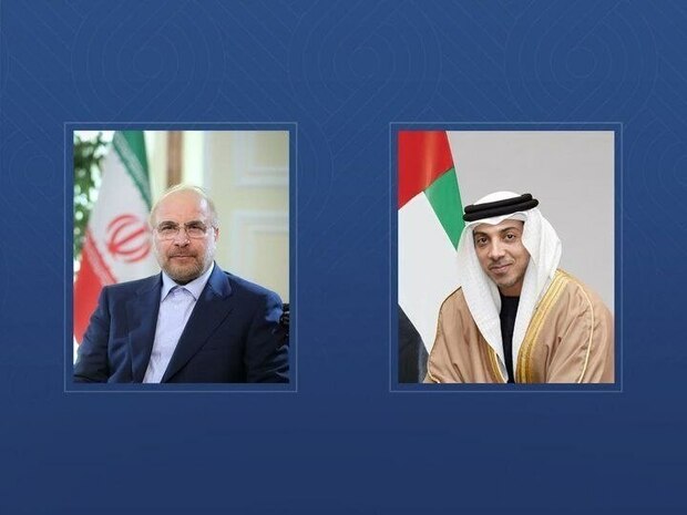اولین تماس اماراتی ها با ایران پس از جنگ/ گفت و گوی معاون رئیس امارات با قالیباف