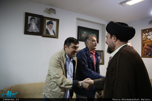 دیدار دبیر جشنواره جهانی فیلم فجر باسیدحسن خمینی 