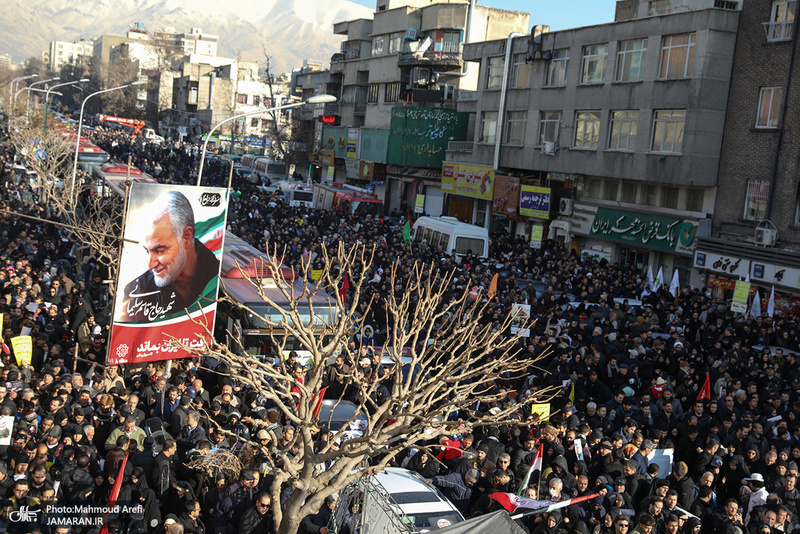 حضور میلیون ها تهرانی در تشییع پیکر مطهر سردار قاسم سلیمانی - 2