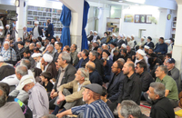 مجلس سوگواری شهادت امام جعفر صادق (ع) در دفتر آیت الله العظمی صانعی (3)