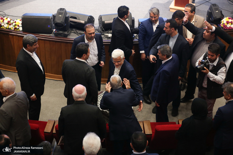 آییین نکوداشت هفتادمین سال آموزش مدیریت در کشور با حضور عارف