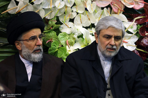 مراسم بزرگداشت آیت الله موسوی بجنوردی (ره) در حسینیه جماران - 1