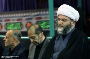 مراسم تجدید بیعت جهادگران با رهبر انقلاب در حسینیه جماران