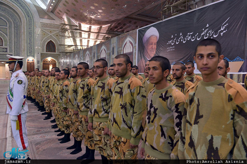 تجدید میثاق ورزشکاران ارتش با آرمان های حضرت امام خمینی(س)