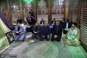 تجدید میثاق رئیس جمهور و اعضای دولت با آرمان های حضرت امام خمینی (س)