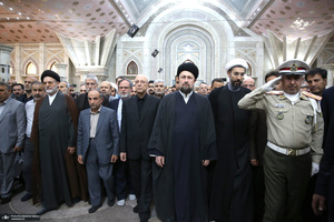 تجدید میثاق وزیر، مدیران و کارکنان وزارت علوم تحقیقات و فناوری با آرمان های امام