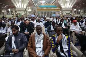 مراسم چهلم شهید سیدحسن نصرالله و سرلشکر نیلفروشان در حرم امام خمینی (س)