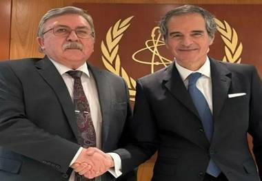 گفتگوی اولیانوف با گروسی درباره ایران + عکس