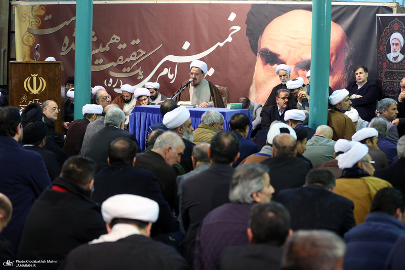 مراسم ختم مرحوم حجت الاسلام و المسلمین صالحی منش در حسینیه جماران