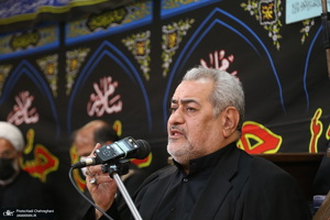 مراسم عزای روز عاشورا در بیت آیت الله العظمی فاضل لنکرانی(ره)