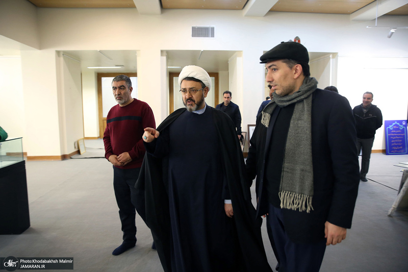 بازدید رئیس موسسه تنظیم و نشر آثار امام خمینی (س) از مراحل آماده‌سازی هفته فرهنگی بر آستان آفتاب