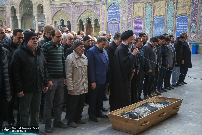 مراسم تشییع و خاکسپاری پدر دکتر جوادی یگانه