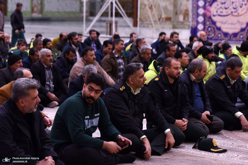 مراسم جشن میلاد امام محمدتقی (ع) کارکنان شهرداری حرم امام خمینی (س)