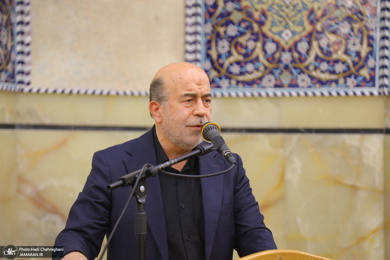 مراسم بزرگداشت شهیدان «علی رازینی» و «محمد مقیسه» در مسجد اعظم قم‎