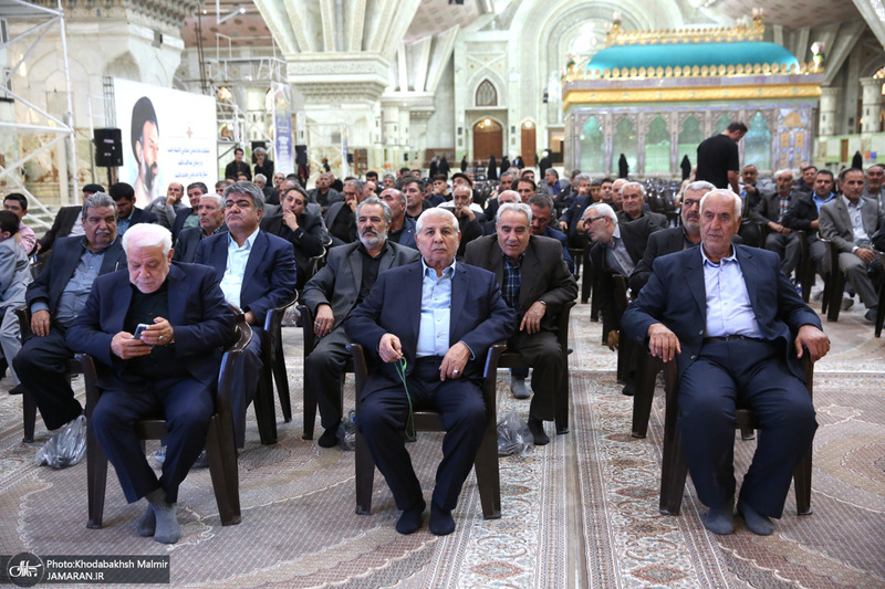 مراسم چهلمین روز در گذشت نوه قدرت الله علیخانی در حرم مطهره امام خمینی (س)