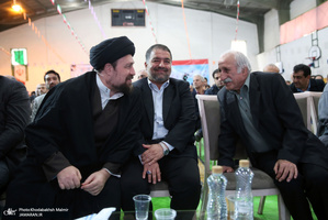 حضور سید حسن خمینی در آیین نامگذاری مجموعه ورزشی استاد کهندل