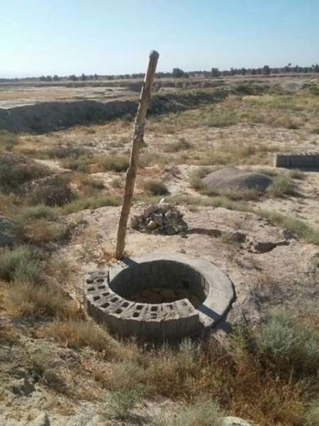 دو حلقه چاه غیر مجاز در شهرستان دشتی پر شد