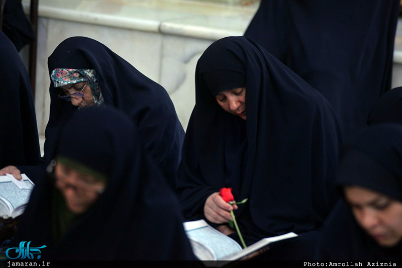 محفل انس با قرآن در حرم مطهر امام خمینی(س)