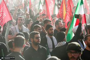 اقامه نماز بر پیکر مطهر رهبر شهید انقلاب