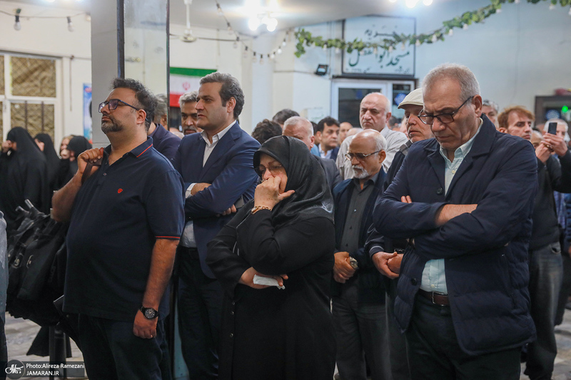 مراسم تشییع برادر سید مصطفی تاجزاده