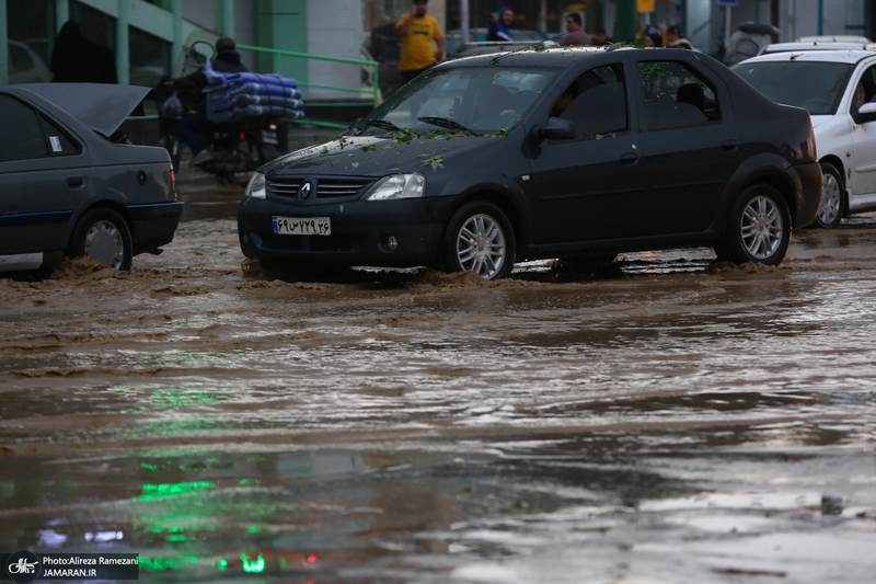گرفته گی معابر در خیابان های مشهد مقدس