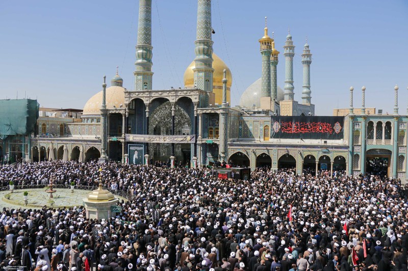 مراسم تشییع آیت الله العظمی شبیری زنجانی-۲