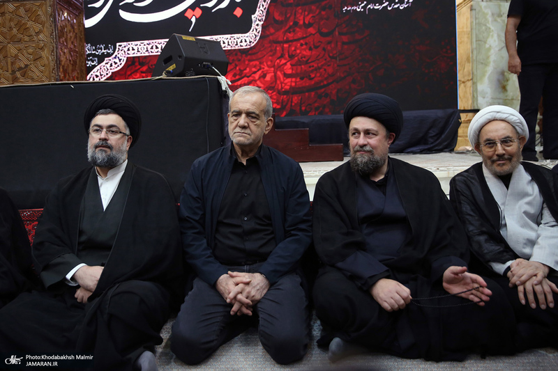 عزاداری شب عاشورا در حرم مطهر امام خمینی (س)