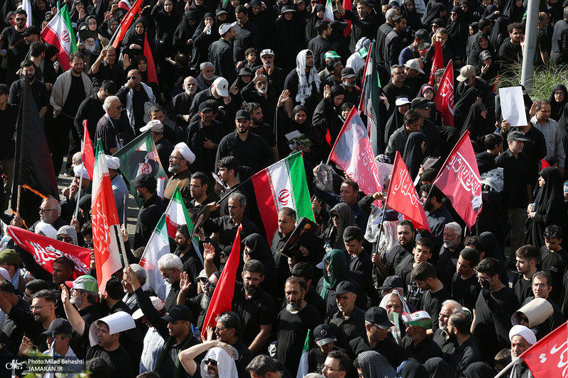 مراسم وداع با رهبر شهید انقلاب در مصلی تهران- 10