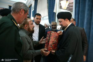 دیدار اعضای ستاد مرکزی بزرگداشت امام خمینی(س) با سید حسن خمینی