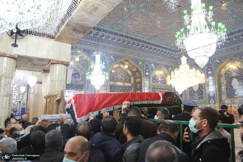 مراسم تشییع آیت الله مجتهد شبستری(ره) در قم